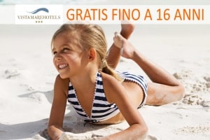 Hotel Rimini bambini gratis fino 16 anni in camera con 2 adulti